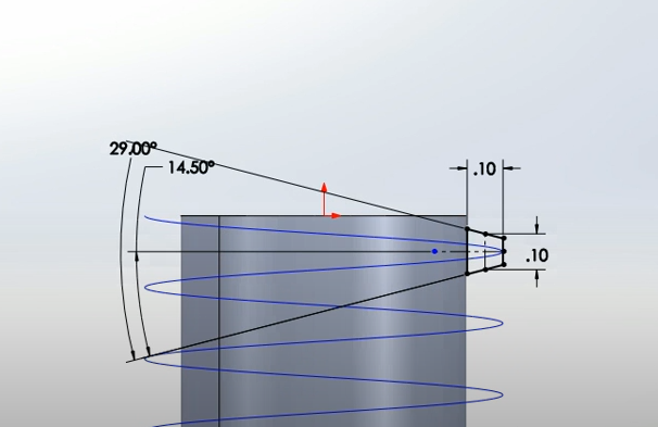 ACME Thread Dimensions Chart (Internal & External) | ACME Thread Profile, Formula, Classes & Sizes