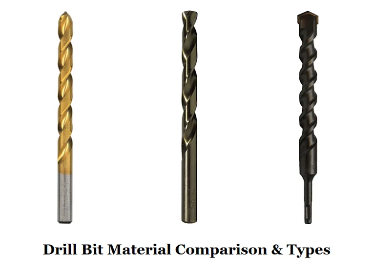 Drill Bit Material Comparison & Types - What is the Best Drill Bit Material